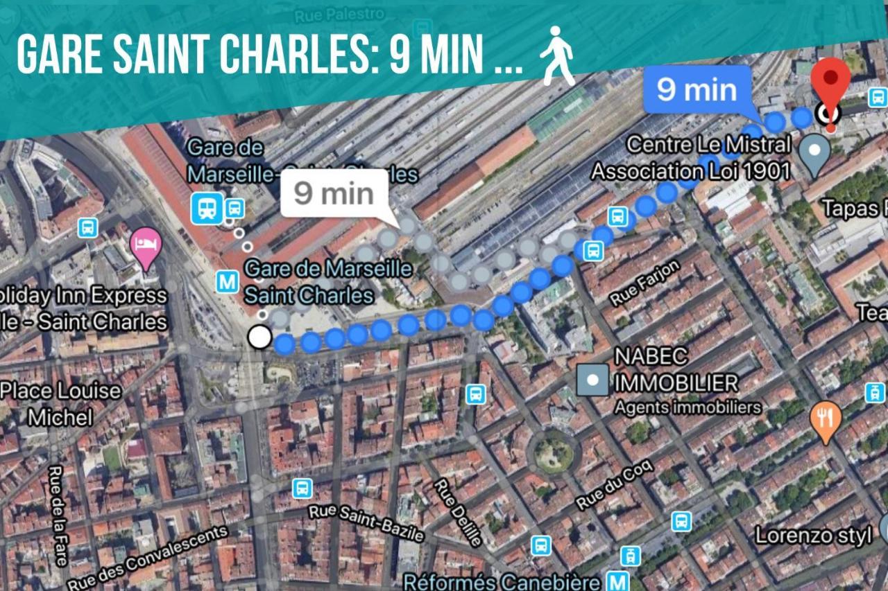 5 Minutes Saint Charles Apartment Marseille Ngoại thất bức ảnh